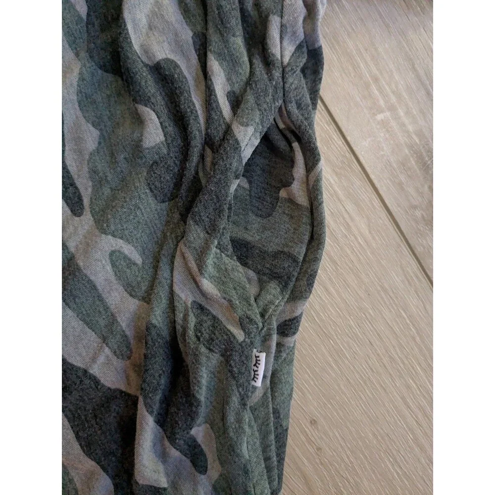 Play by Little Sleepies Dress Green Camo Camoflauge Stars Bamboo Girls 4T - Picture 3 of 6